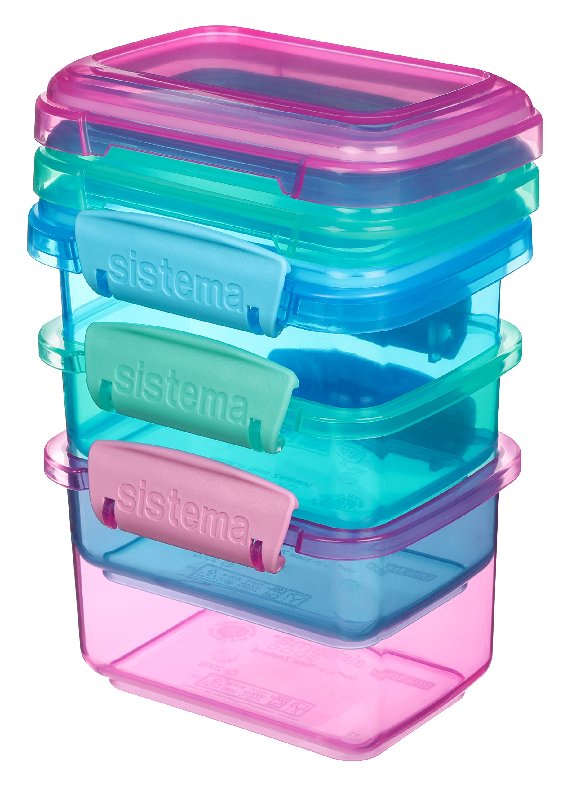 Amazon｜Sistema(システマ) 保存容器ランチパック 400ml 3個セット